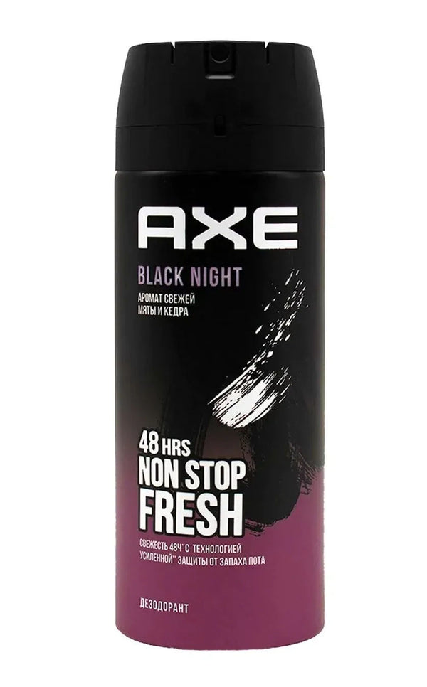 AXE BODY SPRAY BLACK NIGHT  150 ML CS6