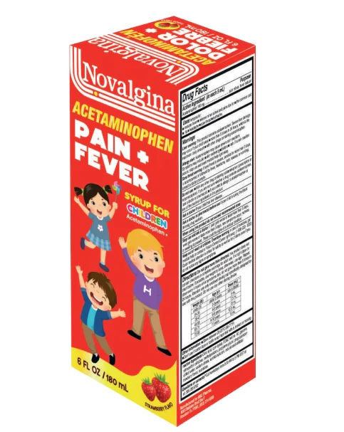 NOVALGINA NINOS DOLOR Y FIEBRE 6oz PK3