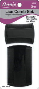 CONJUNTO DE PEINES PARA REMOCIÓN DE LICE ANNIE 2CT CS12  /  UOM M144