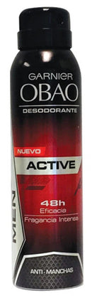 OBAO SPRAY DESODORANTE HOMBRES ACTIVE 150ML-PK6  /  UOM C12