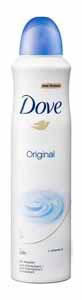 DOVE SPRAY 250ML ORIGINAL CS6  /  UOM C6