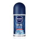 NIVEA DESODORANTE ROLL ON HOMBRES COOL KICK 50ml PK6 / UOM C24