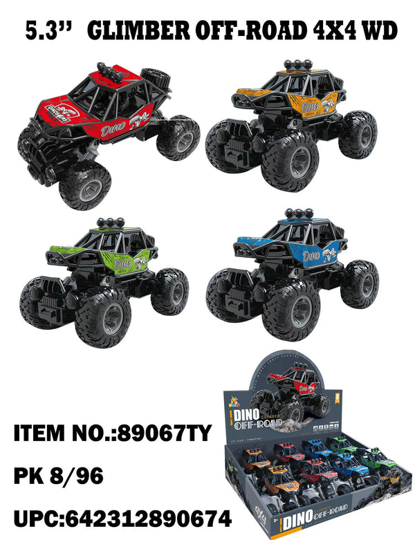 TOYS INERTIA OFF-ROAD TRUCK DISPLAY 8CT  /  UOM DSP