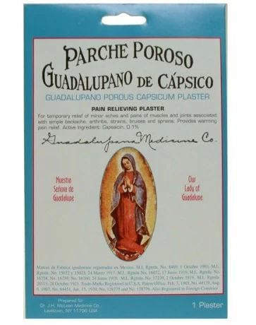 PARCHE GUADALUPANO CAPSICUM PLASTER PK6  /  UOM M144