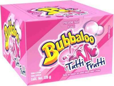 BUBBALOO GUM TUTTI FRUITY 50CT DISPLAY  /  UOM DSP