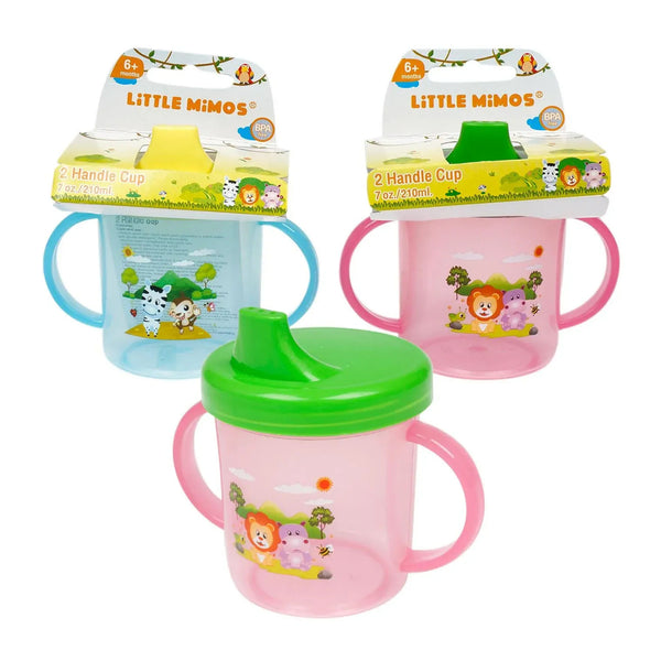 LITTLE MIMOS BABY SIPPER CUP WITH HANDLE 7oz C12 / UOM M144