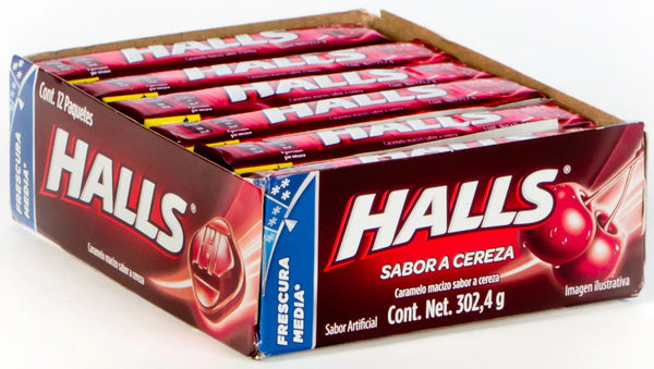 HALLS CHERRY 12CT DISPLAY  /  UOM DSP