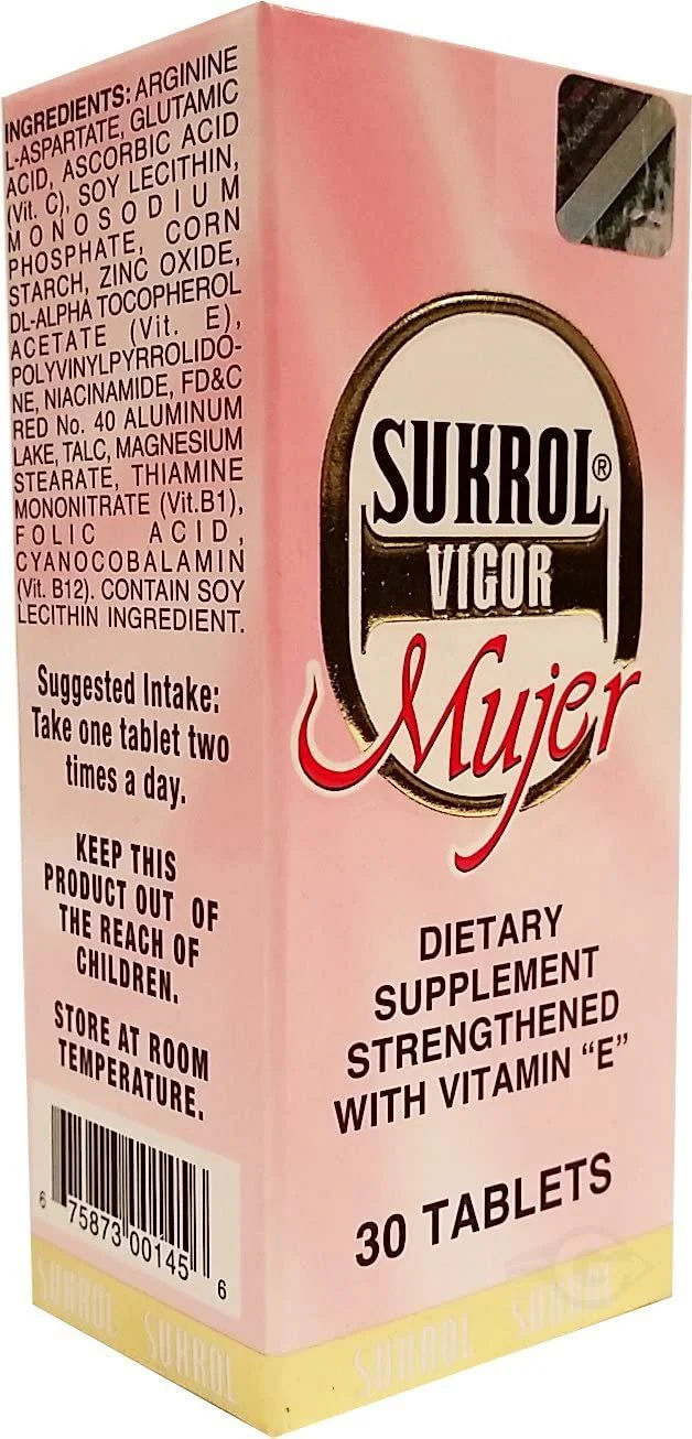 SUKROL VIGOR MUJER 30 TABS PK4  /  UOM C24