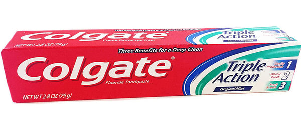 COLGATE TOOTHPASTE 2.8 OZ TRIPLE ACTION CS6  /  UOM C6