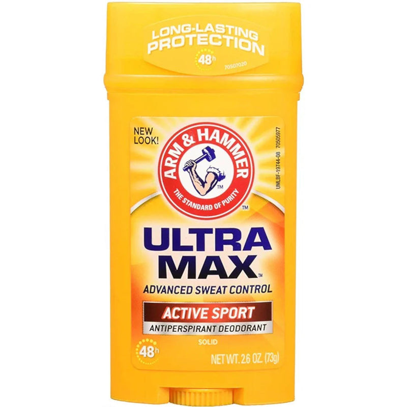 ARM&HAMMER ULTRAMAX DEODORANT ACTIVE SPORT 2.6oz PK3 / UOM C12