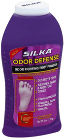 POLVO DEFENSIVO DE OLOR SILKA HIELO FRÍO 6oz 4PK  /  UOM C12