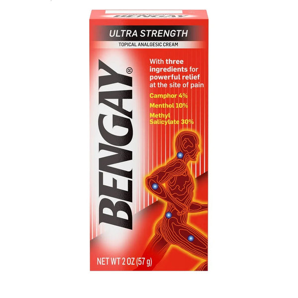 BENGAY 2 OZ *RED* ULTRA STRENGTH PK3  /  UOM C12