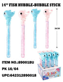 JUGUETES 14" PECES DE ORO HUBBLE-BUBBLE EXPOSITOR 16CT / UOM DSP