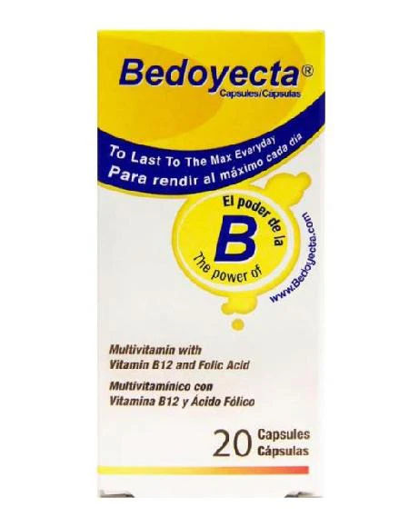 CÁPSULAS BEDOYECTA 20-CT PK3  /  UOM C33