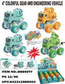 JUGUETES VEHÍCULO DE CONSTRUCCIÓN ILUMINADO EXPOSICIÓN 12CT  /  UOM DSP