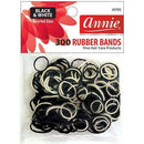 ANILLOS DE GOMA ANNIE TAMAÑO ASST 300CT NEGRO / BLANCO CS12 / UOM M600