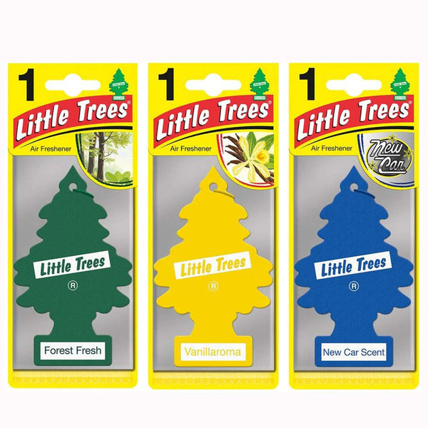 LITTLE TREES CAR FRESHNER 24/1-PACK ASSORTED DISPLAY  /  UOM DSP