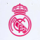 Gorra Blanca Real Madrid - Escudo Rosa