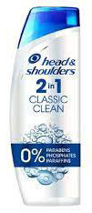 HEAD & SHOULDERS 2-1 CLÁSICO LIMPIO 400ML CS6  /  UOM C6
