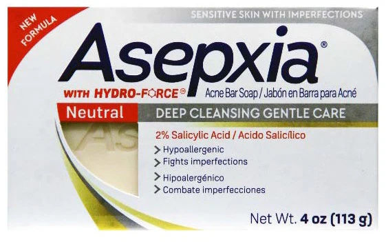 ASEPXIA CLEANSING BAR NEUTRAL 4OZ PK5  /  UOM C20