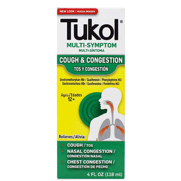 TUKOL ADULT MULTI SYMPTOM COLD 4FO PK3  /  UOM C12