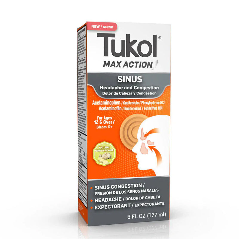 TUKOL MAX ACTION SINUS 6oz PK3  /  UOM C12