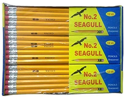 PENCIL #2 (IMP)12 S SHARPENED 12PK/BX DISPLAY  /  UOM DSP