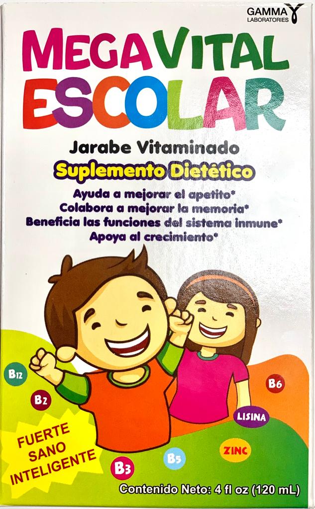 MEGAVITAL ESCOLAR JARABE 4oz PK4  /  UOM C24