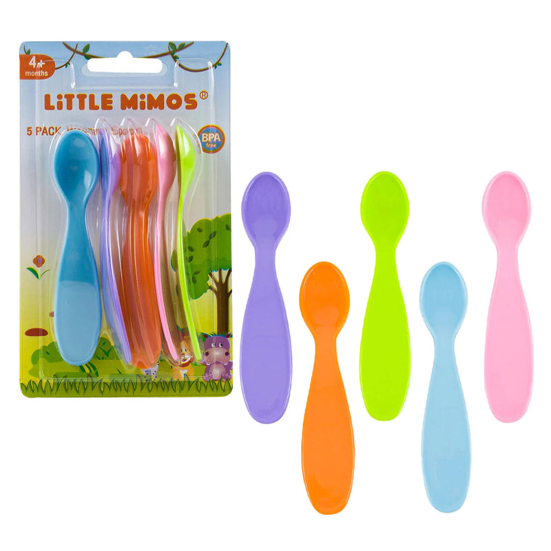 LITTLE MIMOS 5CT BABY SPOONS C12 /UOM C12