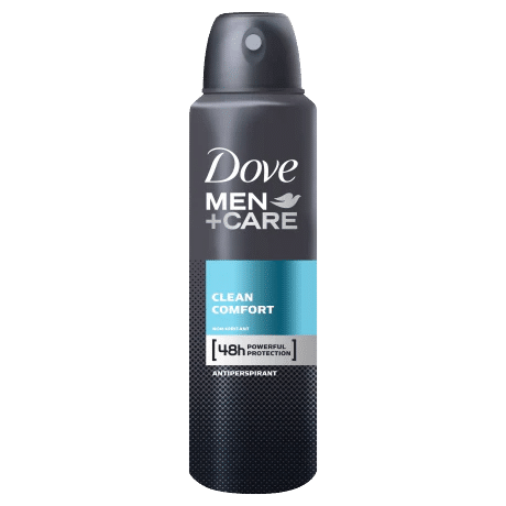 DOVE SPRAY 150ML CLEAN COMFORT MEN+CARE CS6  /  UOM C6