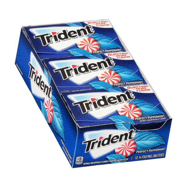 TRIDENT VALUE PACK 14 S *PEPPERMINT* DISPLAY  /  UOM DSP