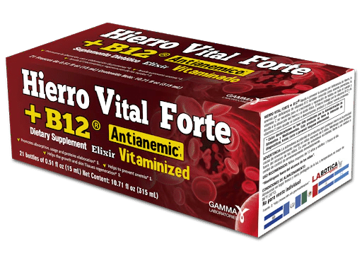 HIERRO VITAL FORTE B12 ANTIANEMIC 21 VIALES PK3  /  UOM C21