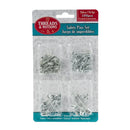 CLIPS DE SEGURIDAD DE PLATA THREADS & NOTIONS 100pc CAJA 12 / UOM C12