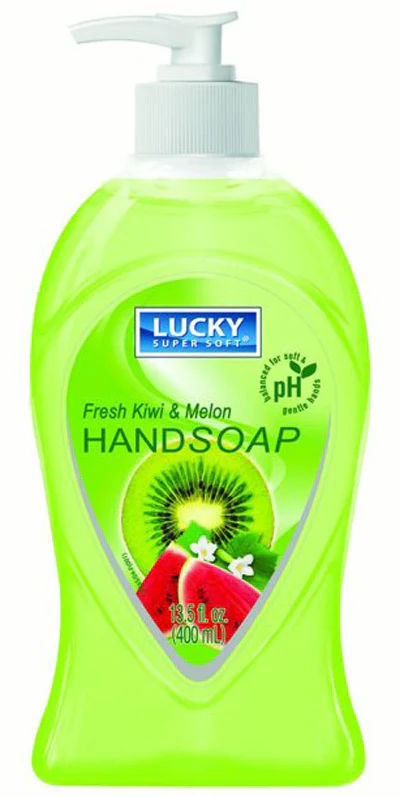 LUCKY HAND LIQUIDSOAP KIWI & MELON 13.5oz PK6  /  UOM C12