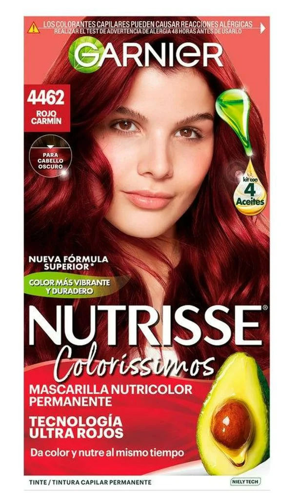 NUTRISSE COLORISSIMOS TINTE 4462 ROJO CARMIN PK6 / UOM C12