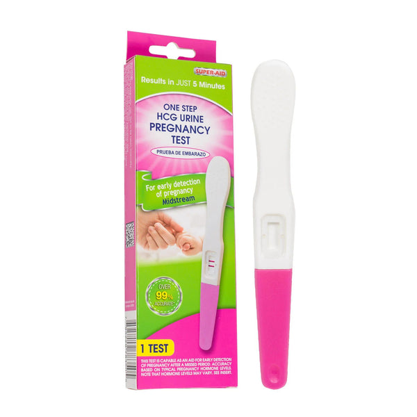 SUPER AID PREGNANCY TEST 1pc MIDSTEAM PK12 / UOM M48