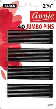 ANNIE JUMBO PINS 2 3/4IN 40CT BLACK CS12  /  UOM M216