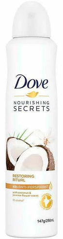 DOVE SPRAY 250ML RITUAL RESTAURADOR COCO&FLOR DE JAZMÍN C6  /  UOM C6