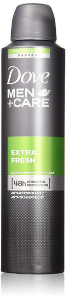 DOVE SPRAY 250ML HOMBRES EXTRA FRESCO PK6 / UOM C12