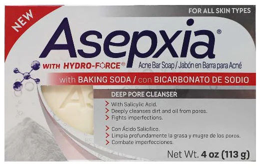 ASEPXIA BAR SOAP BAKING SODA 4oz PK5  /  UOM C20