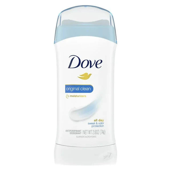 DOVE SOLID DEODORANT ORIGINAL CLEAN 2.6oz PK6