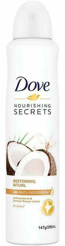 DOVE SPRAY 250ML RITUAL RESTAURADOR COCO&FLOR DE JAZMÍN C6  /  UOM C6