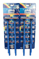 "GILLETTE CARDED BLUE II PLUS RAZORS 24CT DISPLAY / UOM DSP"