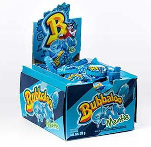 BUBBALOO GUM MENTA 50CT BOX DISPLAY  /  UOM DSP