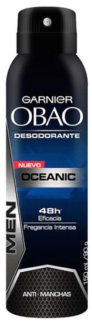 OBAO SPRAY DESODORANTE HOMBRES OCEÁNICO 150ML-PK6  /  UOM C12