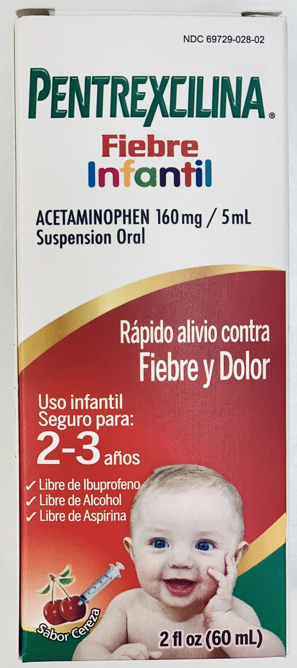 OPMX PENTREXCILINA INFANT FEVER 2FL PK3 / C12