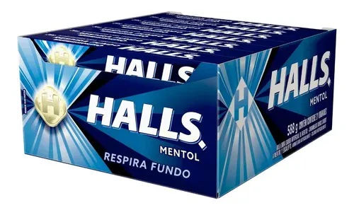 HALLS MENTOL/BLUE MINT 21 CT DISPLAY  /  UOM DSP