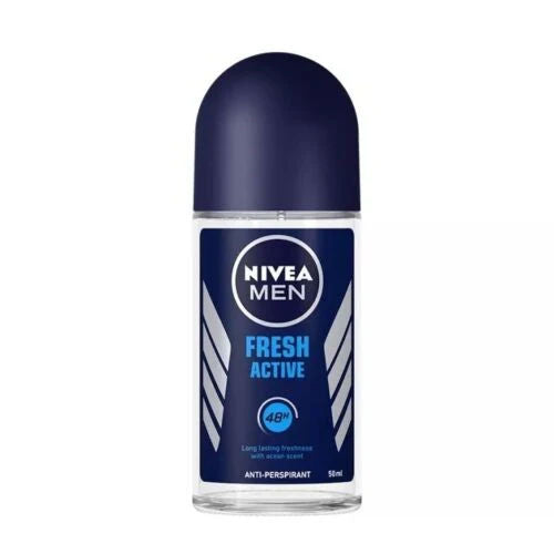 NIVEA DEO ROLL ON MEN FRESH ACTIVE 50ml PK6  /  UOM C24