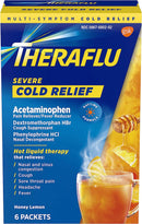 THERAFLU YELLOW MULTI-SYMPTOM SEVERE COLD HONEY LEMON 6 S PK3  /  UOM C12
