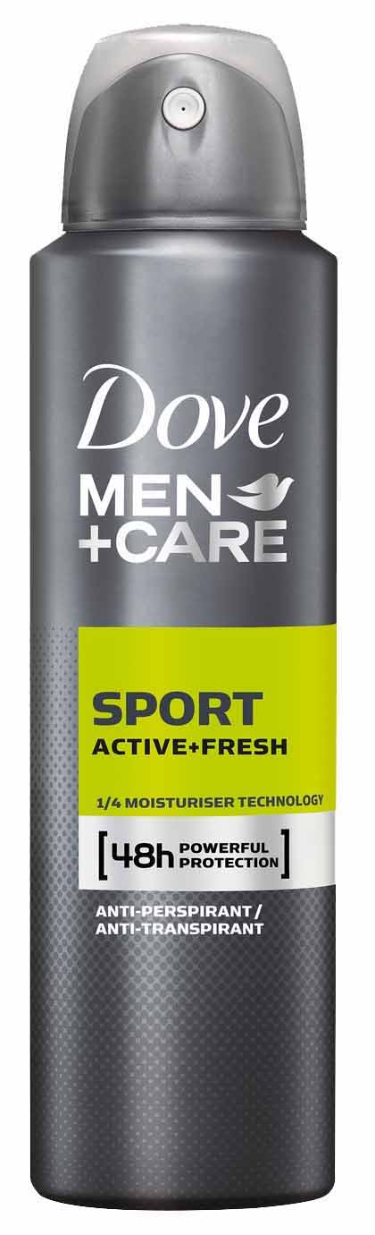 DOVE SPRAY 250ML  MENS SPORT ACTIVE+FRESH CS6  /  UOM C6